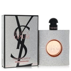 Black Opium Glitter by Yves Saint Laurent Eau De Parfum Spray 3 oz