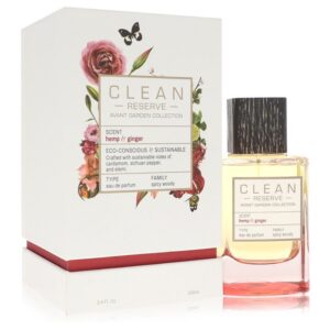 Clean Reserve Hemp & Ginger by Clean Eau De Parfum Spray (Unisex) 3.4 oz