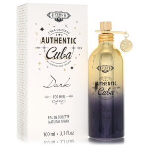 Cuba Authentic Dark by Fragluxe Eau De Toilette Spray 3.3 oz