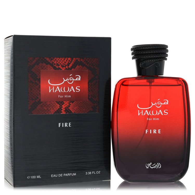 Hawas Fire by Rasasi Eau De Parfum Spray 3.3 oz
