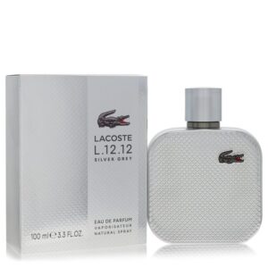 Lacoste Eau De Lacoste L.12.12 Silver Grey by Lacoste Eau De Parfum Spray 3.3 oz