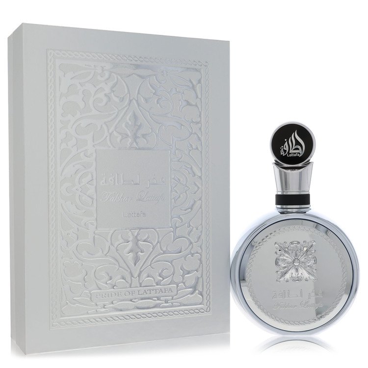 Lattafa Fakhar Platin by Lattafa Eau De Parfum Spray (Unisex) 3.4 oz
