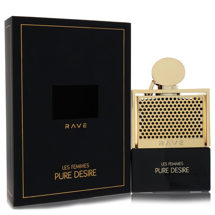 Lattafa Rave Pure Desire Gold by Lattafa Eau De Parfum Spray 3.4 oz