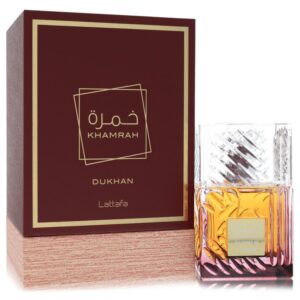 Lattafa Khamrah Dukhan by Lattafa Eau De Parfum Spray (Unisex) 3.4 oz