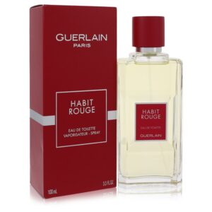 Habit Rouge by Guerlain Cologne / Eau De Toilette Spray 3.4 oz