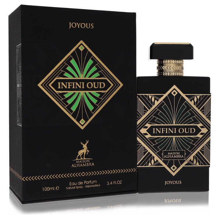 Maison Alhambra Infini Oud Joyous by Maison Alhambra Eau De Parfum Spray (Unisex) 3.4 oz