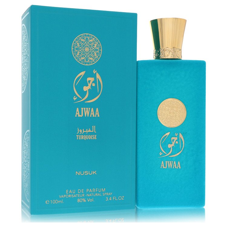 Nusuk Ajwaa Turquoise by Nusuk Eau De Parfum Spray (Unisex) 3.4 oz
