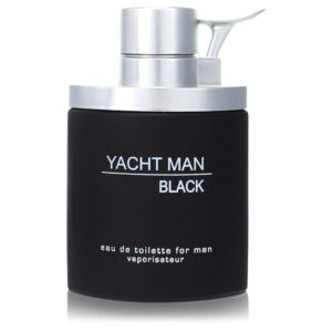 Yacht Man Black by Myrurgia Eau De Toilette Spray (unboxed) 3.4 oz