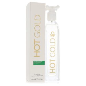 Hot Gold by Benetton Eau De Toilette Spray 3.3 oz