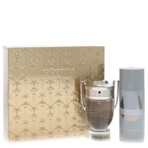 Invictus by Paco Rabanne Gift Set -- 3.4 oz Eau De Toilette Spray + 5.1 oz Deodorant Spray