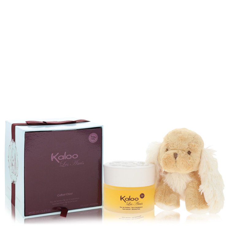 Kaloo Les Amis by Kaloo Eau De Senteur Spray / Room Fragrance Spray (Alcohol Free) + Free Fluffy Puppy 3.4 oz